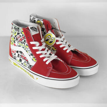 VANS SK8 HI MOONEYES RED : IDR 1.850.000,00